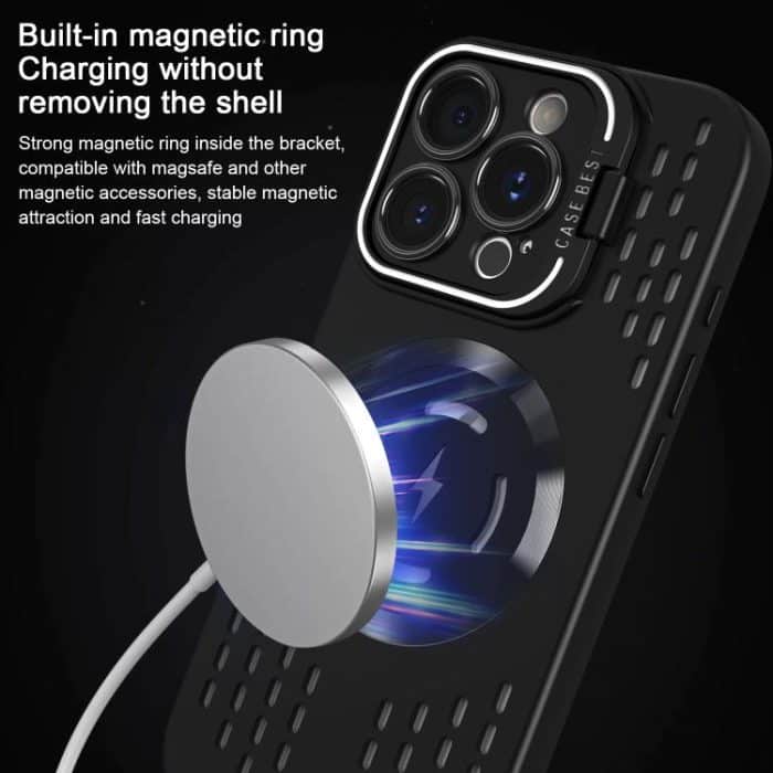 Lens Holder MagSafe Cooling Phone Case, For iPhone 12 Pro Max, For iPhone 12 Pro, For iPhone 11 Pro Max, For iPhone 11 – Bild 5