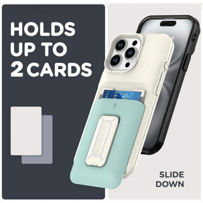 Sliding Card Holder Integrated Phone Case with Kickstand, For iPhone 12 / 12 Pro, For iPhone 12 Pro Max – Bild 5