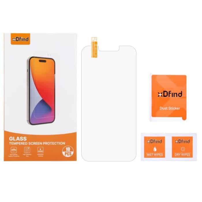 EDA008072107_6.jpg 10pcs xDfind 0.26mm 9H 2.5D Middle Aluminum Tempered Glass Film – Bild 7