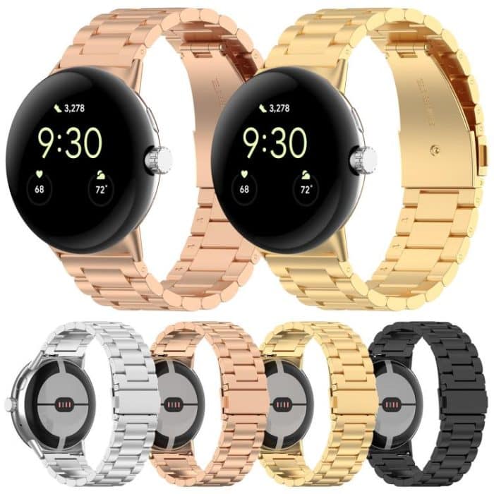 xDfind Three Beads Quick Release Metal Watch Band, For Google Pixel Watch 3 45mm, For Google Pixel Watch 3 / 2 / 1 41mm – Bild 5
