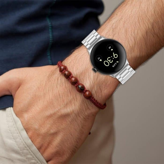 xDfind Three Beads Quick Release Metal Watch Band, For Google Pixel Watch 3 45mm, For Google Pixel Watch 3 / 2 / 1 41mm – Bild 9