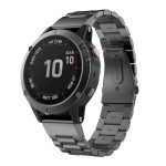 xDfind Three Beads Quick Release Metal Watch Band, For Garmin Fenix 8/7X/6X/5X 26mm, For Garmin Fenix 8/7/6/5 22mm, For Garmin Fenix 8/7S/6S/5S 20mm, For Garmin Forerunner 45/45S/Swim2, For Garmin Forerunner 220/735/735XT/230/235...