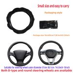 Breathable Mesh Elastic Car Universal Anti-skid Steering Wheel Cover, Diameter: 38cm – Bild 6
