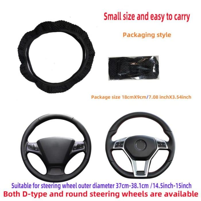 Breathable Mesh Elastic Car Universal Anti-skid Steering Wheel Cover, Diameter: 38cm – Bild 6