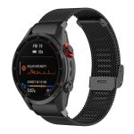 xDfind Milanese Metal Buckle Watch Band, For Garmin Fenix 8/7X/6X/5X 26mm, For Garmin Fenix 8/7/6/5 22mm, For Garmin Fenix 8/7S/6S/5S 20mm, For Garmin Forerunner 45/45S/Swim2 18mm, For Garmin Forerunner 220/735/735XT/230/235 20mm...