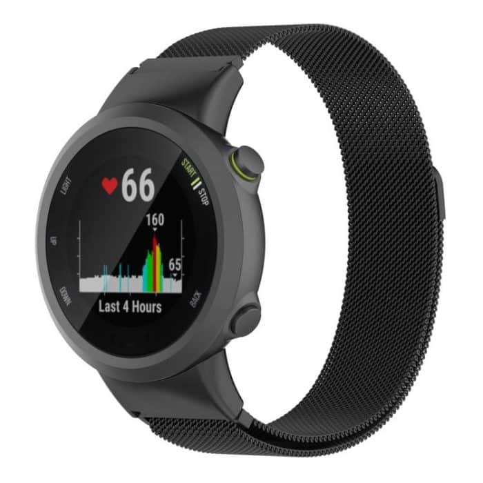 xDfind Milanese Metal Watch Band, For Garmin Forerunner 45 / 45S / Swim 2, For Garmin Forerunner 35 / 30 – Bild 1