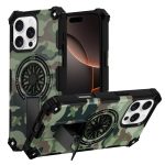 Camouflage Kickstand Rotating Shaft MagSafe Phone Case