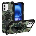 Camouflage Kickstand Rotating Shaft MagSafe Phone Case