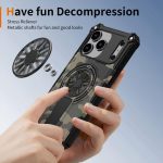 Camouflage Kickstand Rotating Shaft MagSafe Phone Case – Bild 4