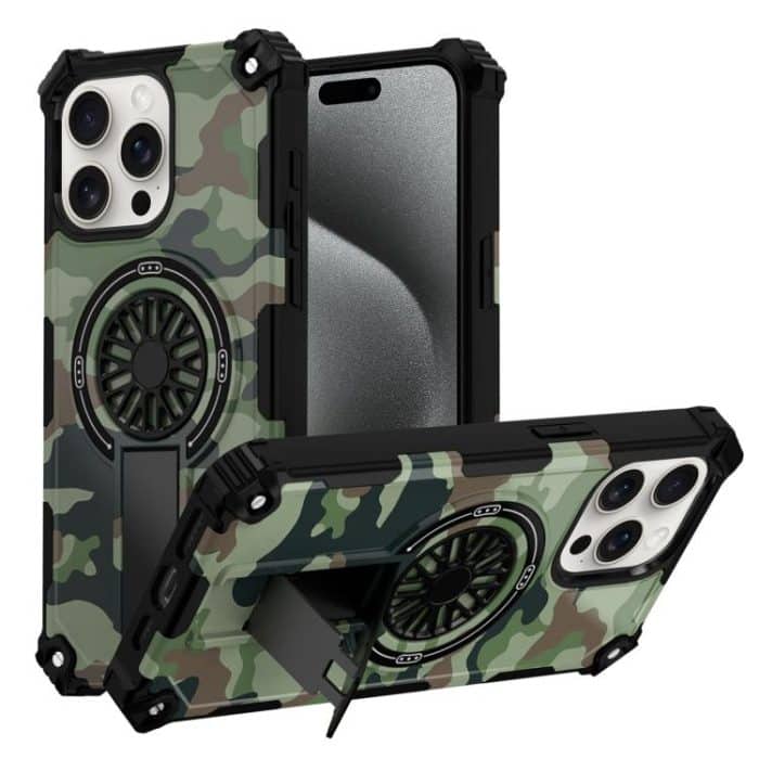 EDA008112007A.jpg Camouflage Kickstand Rotating Shaft MagSafe Phone Case – Bild 1