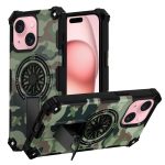 Camouflage Kickstand Rotating Shaft MagSafe Phone Case