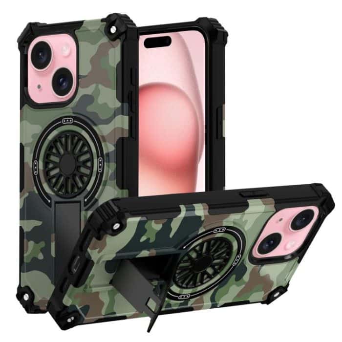 EDA008112009A.jpg Camouflage Kickstand Rotating Shaft MagSafe Phone Case – Bild 1