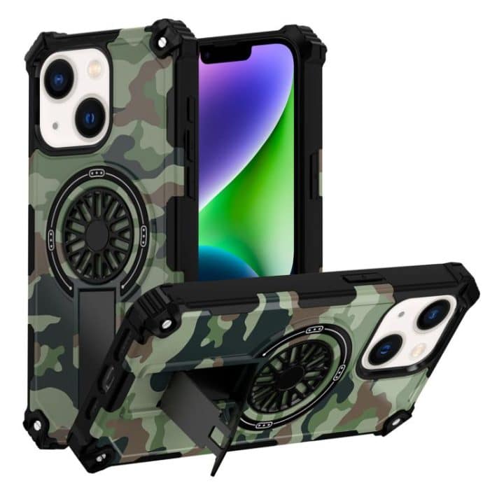EDA008112013A.jpg Camouflage Kickstand Rotating Shaft MagSafe Phone Case – Bild 1