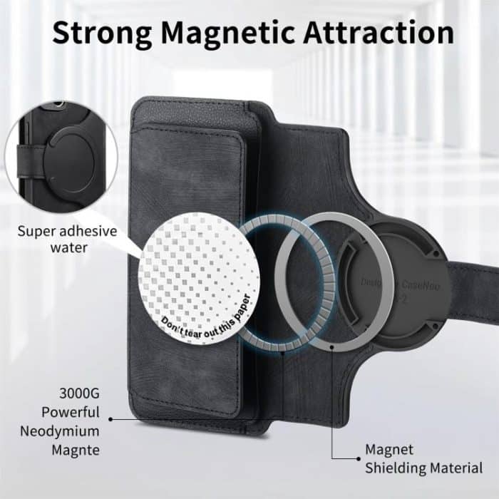 EDA008112203A_5.jpg CaseNeo MagSafe RFID Anti-theft Zipper Wallet Retro Leather Phone Case – Bild 6