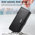 CaseNeo MagSafe RFID Anti-theft Zipper Wallet Retro Leather Phone Case – Bild 4