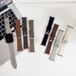 xDfind Black Shark Fine Grain Leather Watch Band, For Apple Watch 42 / 44 / 45 / 46 / 49mm, For Apple Watch 38 / 40 / 41 / S10 42mm – Bild 2