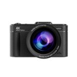 V5 64MP Retro Digital Camera 4K Recording 180 Flip Screen, Large Lens, Small Lens