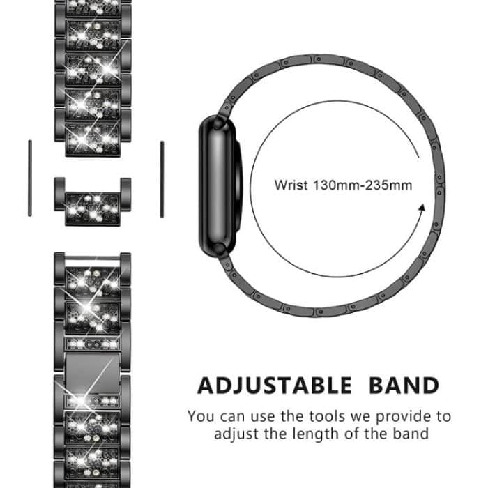 xDfind Diamond Jewelry Stainless Steel Watch Band, For Apple Watch 42 / 44 / 45 / 46 / 49mm, For Apple Watch 38 / 40 / 41 / S10 42mm – Bild 3