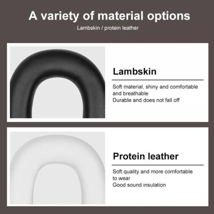 Lambskin Replacement Headband Cover For B&W Px8, Upper Cover, Upper + Lower Covers – Bild 4