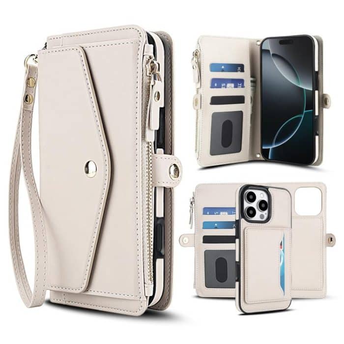 Multifunctional Wallet Detachable Leather Phone Case with Lanyard, For iPhone 14 Pro Max, For iPhone SE 2022 / 2020, For iPhone 13 Pro Max, For iPhone 13 Pro – Bild 1