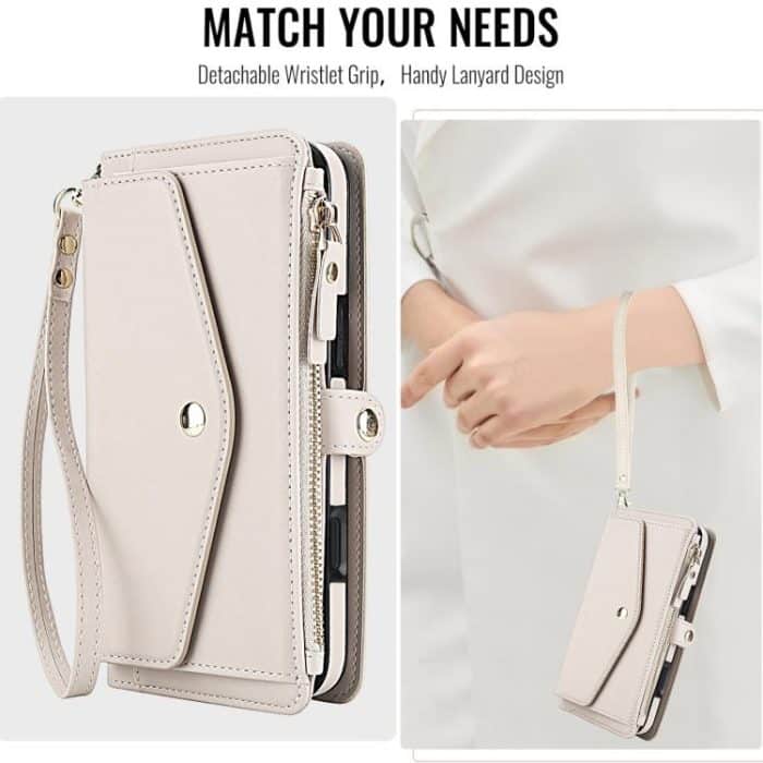 Multifunctional Wallet Detachable Leather Phone Case with Lanyard, For iPhone 14 Pro Max, For iPhone SE 2022 / 2020, For iPhone 13 Pro Max, For iPhone 13 Pro – Bild 8