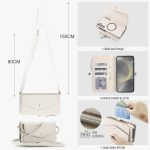 Multifunctional Wallet Detachable Leather Phone Case with Lanyard – Bild 7