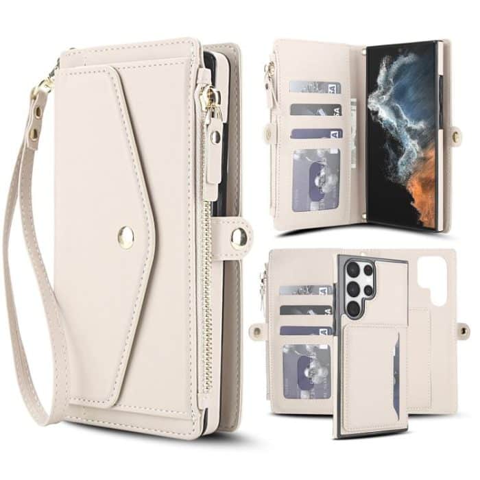 Multifunctional Wallet Detachable Leather Phone Case with Lanyard – Bild 1