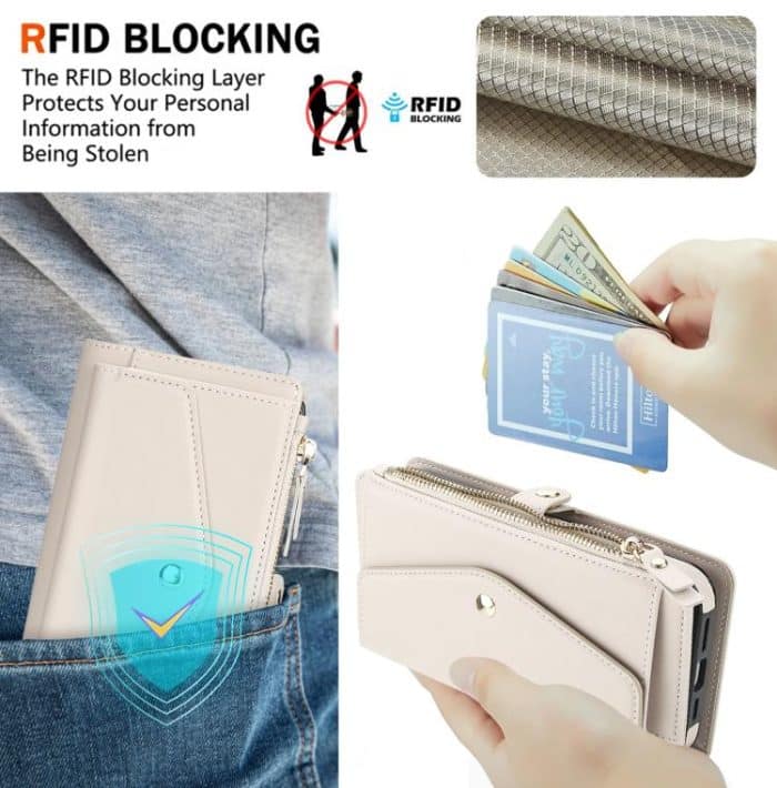 Multifunctional Wallet Detachable Leather Phone Case with Lanyard – Bild 5