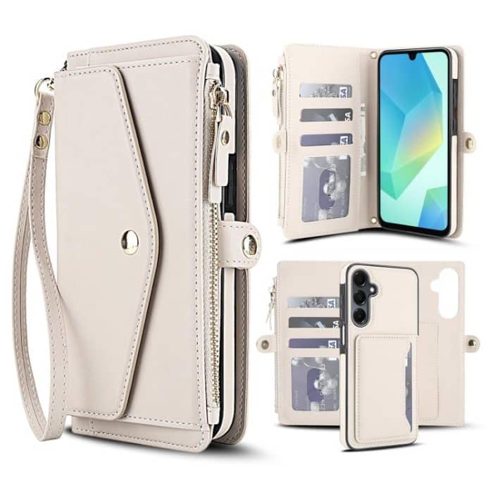 Multifunctional Wallet Detachable Leather Phone Case with Lanyard – Bild 1