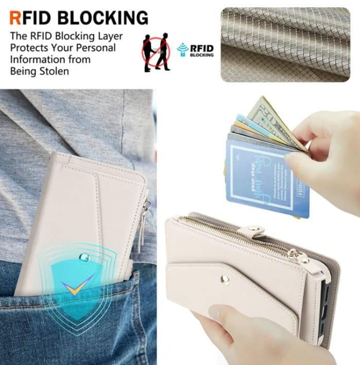 Multifunctional Wallet Detachable Leather Phone Case with Lanyard – Bild 6