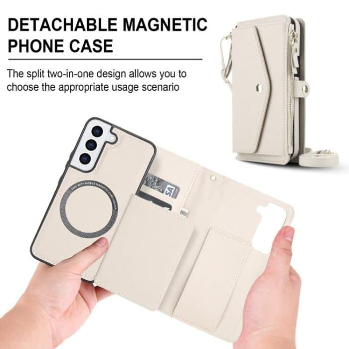 Multifunctional Wallet Detachable Leather Phone Case with Lanyard – Bild 2