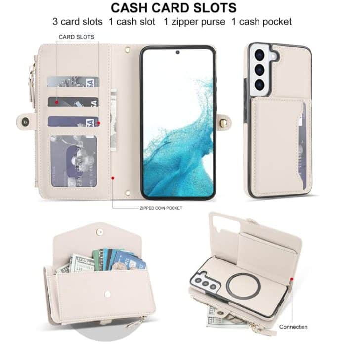 Multifunctional Wallet Detachable Leather Phone Case with Lanyard – Bild 4