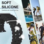 Ocean Silicone Watch Band with Silicone Case – Bild 4