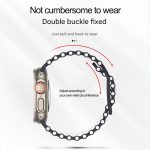 Butterfly Buckle Ocean Silicone Watch Band with Film Integrated PC Case, For Apple Watch Series 10 46mm, For Apple Watch Series 10 42mm, For Apple Watch Series 44mm, For Apple Watch Series 40mm, For Apple Watch Series 45mm, For Apple Watch Series 41mm – Bild 3