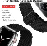 Ladder Buckle Loop Nylon Watch Band with Silicone Case – Bild 3