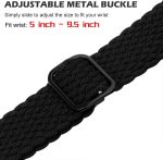 Ladder Buckle Loop Nylon Watch Band with Silicone Case, For Apple Watch Series 10 46mm, For Apple Watch Series 10 42mm, For Apple Watch 44mm / 45mm, For Apple Watch 40mm / 41mm – Bild 4