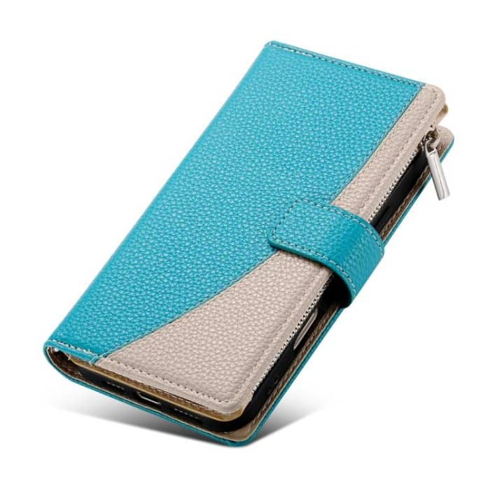 Stitching Multi-card Zipper Wallet Leather Phone Case with Short Strap, For iPhone 15, For iPhone 14 Plus, For iPhone 14 / 13, For iPhone 14 Pro – Bild 6