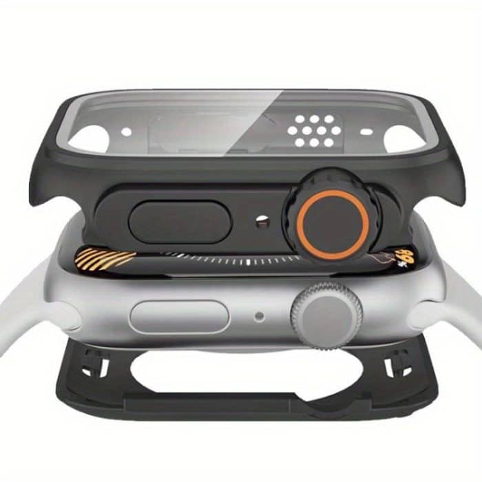 Ladder Buckle Loop Nylon Watch Band with Change to Ultra 49mm Film PC Cover – Bild 4