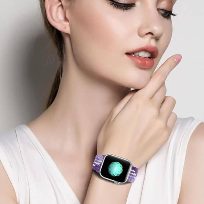 Ladder Buckle Loop Nylon Watch Band with TPU Case, For Apple Watch Series 10 46mm, For Apple Watch Series 10 42mm, For Apple Watch 44mm / 45mm, For Apple Watch 40mm / 41mm – Bild 5