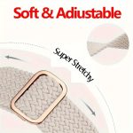 Nylon-Uhrenarmband mit Leiterschnalle und mattiertem PC-Gehäuse, For Apple Watch Series 10 46mm, For Apple Watch Series 10 42mm, For Apple Watch Series 44mm, For Apple Watch Series 40mm, For Apple Watch Series 45mm, For Apple Watch Series 41mm – Bild 5