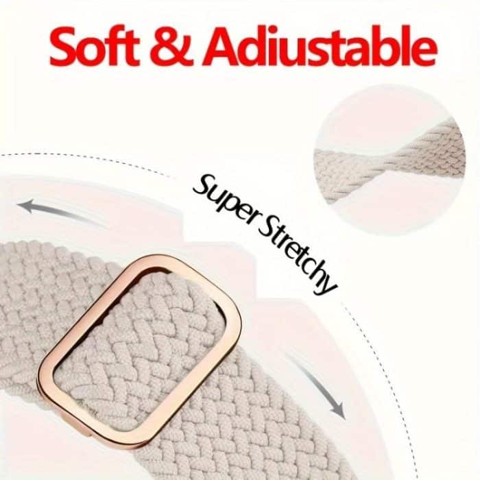 Nylon-Uhrenarmband mit Leiterschnalle und mattiertem PC-Gehäuse, For Apple Watch Series 10 46mm, For Apple Watch Series 10 42mm, For Apple Watch Series 44mm, For Apple Watch Series 40mm, For Apple Watch Series 45mm, For Apple Watch Series 41mm – Bild 5