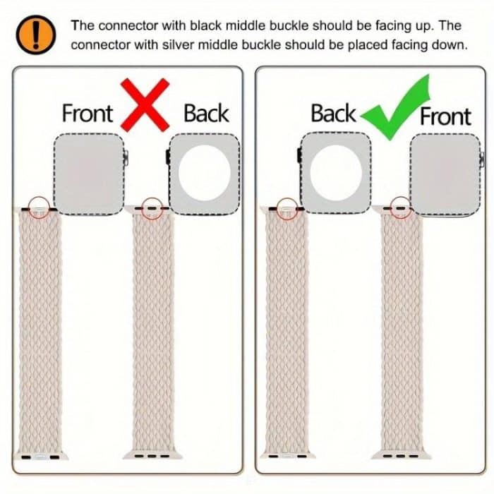 Nylon-Uhrenarmband mit Leiterschnalle und mattiertem PC-Gehäuse – Bild 6