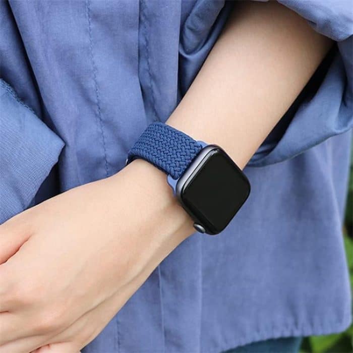 Nylon-Uhrenarmband mit Leiterschnalle und mattiertem PC-Gehäuse, For Apple Watch Series 10 46mm, For Apple Watch Series 10 42mm, For Apple Watch Series 44mm, For Apple Watch Series 40mm, For Apple Watch Series 45mm, For Apple Watch Series 41mm – Bild 8