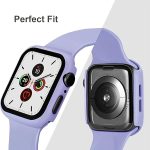 Pin Buckle Silicone Watch Band with Film Integrated PC Case, For Apple Watch Series 10 46mm, For Apple Watch Series 10 42mm, For Apple Watch Series 44mm, For Apple Watch Series 40mm, For Apple Watch Ultra 2 / 1 49mm, For Apple Watch Series 45mm... – Bild 5