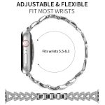 xDfind Small Twist Diamond Metal Watch Band, For Apple Watch 42 / 44 / 45 / 46 / 49mm 20mm, For Apple Watch 38 / 40 / 41 / S10 42mm 20mm – Bild 2