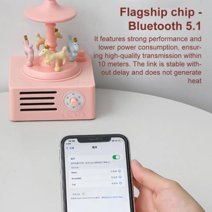 T15 Carousel Bluetooth Mini Wireless Smart Speaker – Bild 3