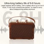 H1 Portable Outdoor Bluetooth Wireless Smart Speaker with Microphone – Bild 2