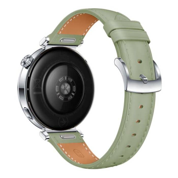 Uhrenarmband aus echtem Leder mit silberner Schnalle, For Huawei Watch GT 5 41mm – Bild 3