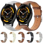 xDfind Uhrenarmband aus fein genarbtem Leder mit flachem Kopf und schwarzem Haifischmuster – Bild 2