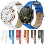 xDfind Bamboo Texture Pin Buckle Leather Watch Band, 22mm For Huawei Watch GT5/GT5 Pro/4/4 Pro, 18mm For Huawei GT5/GT4 41mm / OPPO Watch X2 Mini, 20mm For Huawei Watch GT 4 / GT 3 / GT 2 – Bild 2